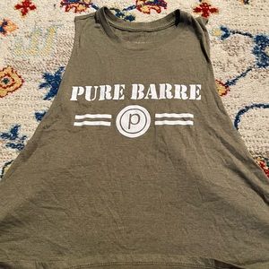 Pure Barre cropped tank